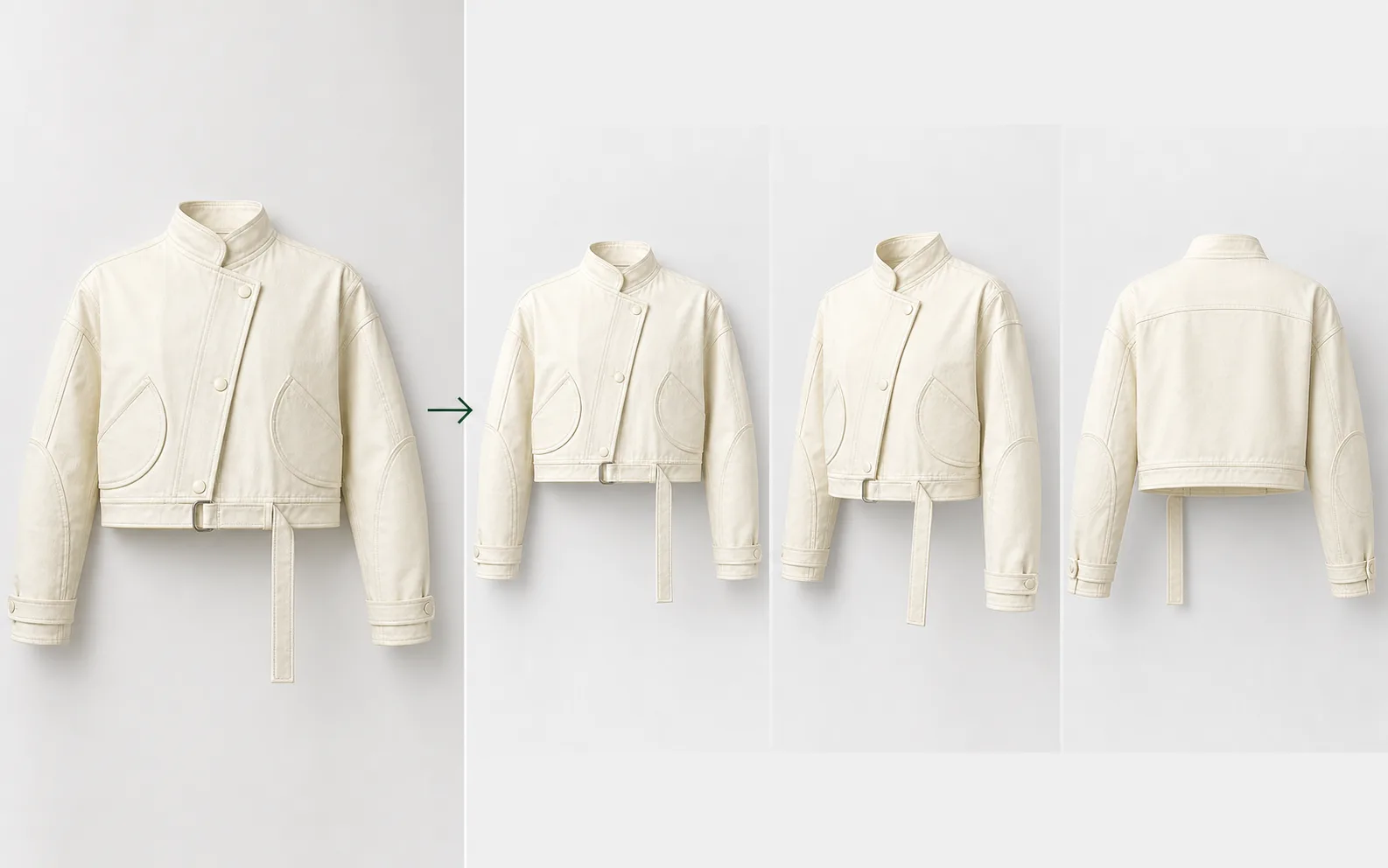 服装多视角预览